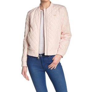 Levis Quilted Solid Bomber Jacket